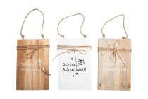 wooden sign for hanging