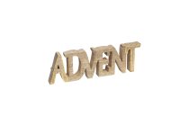 Mangoholz-"ADVENT" Schriftzug