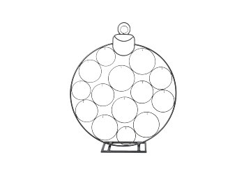 Metall-Weihnachtskugel-Ständer