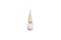Holz-Wichtel mit Strickmütze