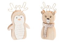 Holzfiguren, stehend, sortiert