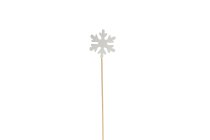 Holz-Schneeflockenstecker