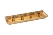 metal tray w candleholder