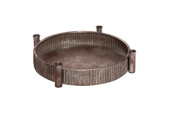 metal tray with 4 candleholder
