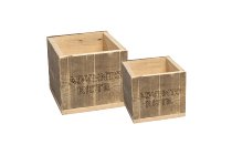 wooden box "ADVENTS KISTE"