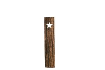 oak slab with star cutout