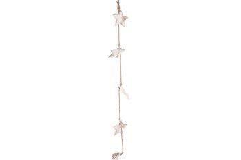 wooden star garland