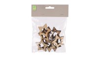 wooden star, thick, open