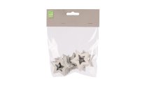 wooden star, thick, open