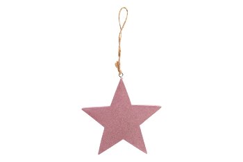 wooden/velvet star hanger