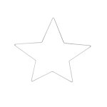 metal star, thin