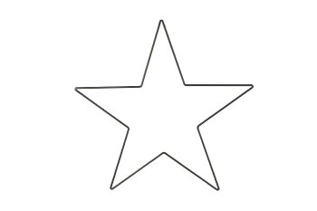 metal star, thin