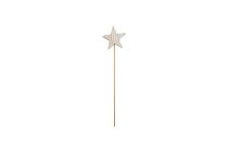 Pinienholz-Sterne am Stab