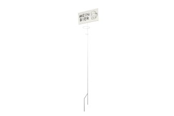 Holz/Metall-Stecker "MEIN BIER"