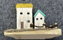 wooden houses