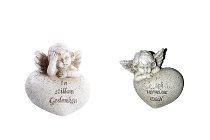 poly angel w heart, assorted