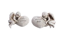 poly angel w heart, assorted