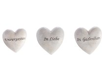 poly heart on stick, assorted