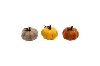 felt pumpkin