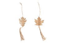 wooden leaf hanger, assorted