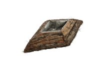 Holzrinde/Rebe-Pflanzschale