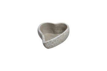 concrete planter heart