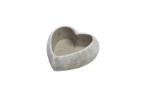 concrete planter heart