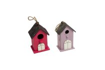 wooden bird house