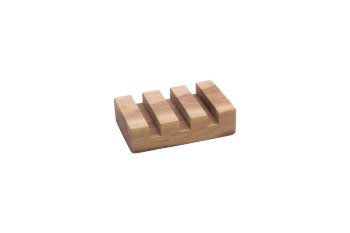 acacia dishes holder