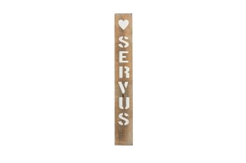 Holz-Schild zum Hängen