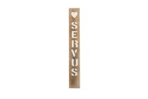 Holz-Schild zum Hängen