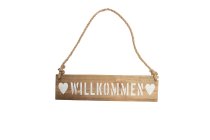 Holz-Schild zum Hängen