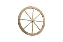 wooden wagon wheel