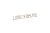 wooden text