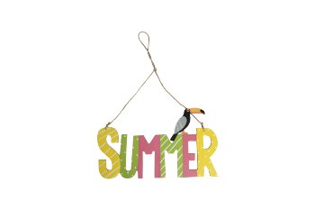 Holz-Hängeschrift "SUMMER"