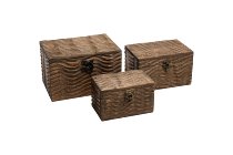 Holz-Schatullen mit Verschluss