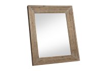 wooden mirror w/ thick frame