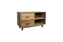 wooden shelf on feet