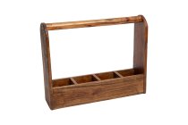 wooden box w holder, 4 parts