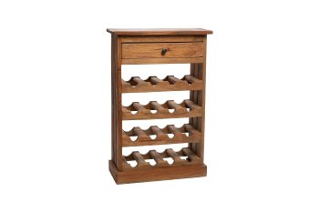 Holz-Weinflaschenregal