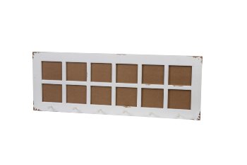 Antikholz-Bilderrahmengarderobe