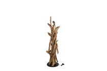 teakwood lamp stand/base only