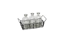 wire basket with handles