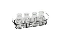 wire basket with handles