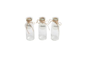 glass bottle w/ hanger
