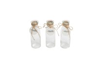 glass bottle w/ hanger