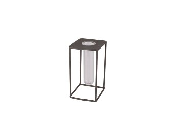 test glass/metal stand, square