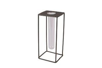 Reagenzglas/Metall-Ständer, quadratisch