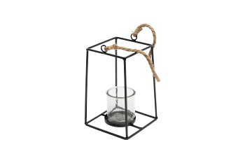 metal frame with tealight