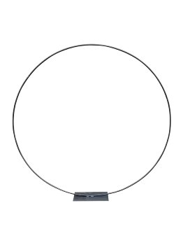 Metall-Ring auf Metallplatte